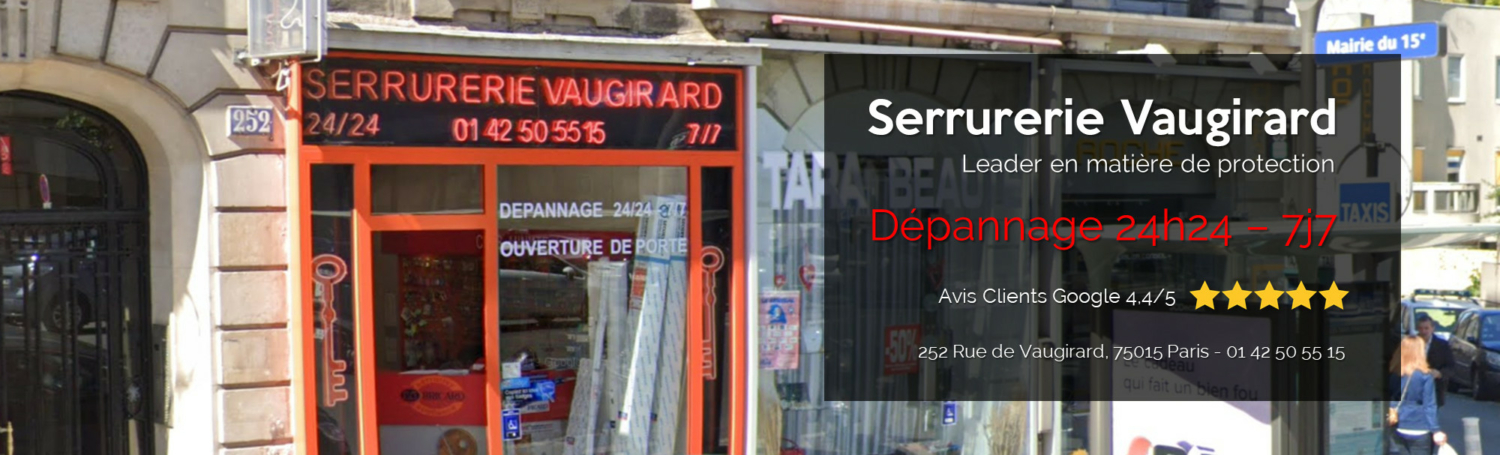 Serrurerie Vaugirard Serrurier Paris 15